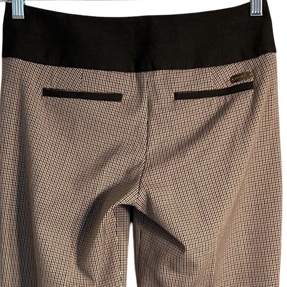 Express Pants Womens Size 0  Brown Mid Rise Hook and Eye Zip Straight Leg - Picture 5 of 11